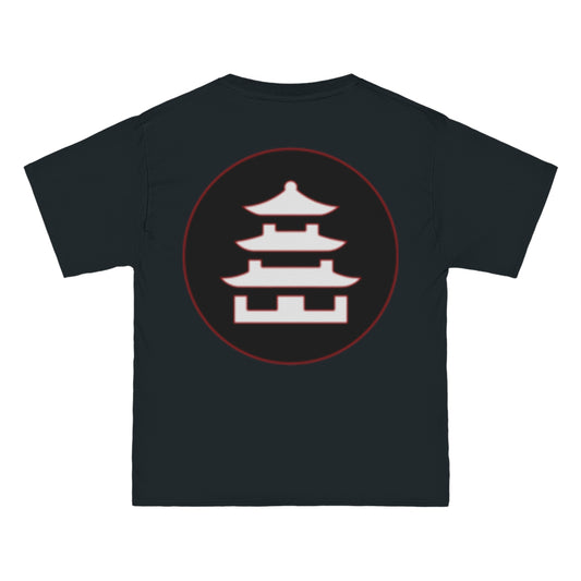 MNKZ Oversize T-Shirt with Temple logo on back