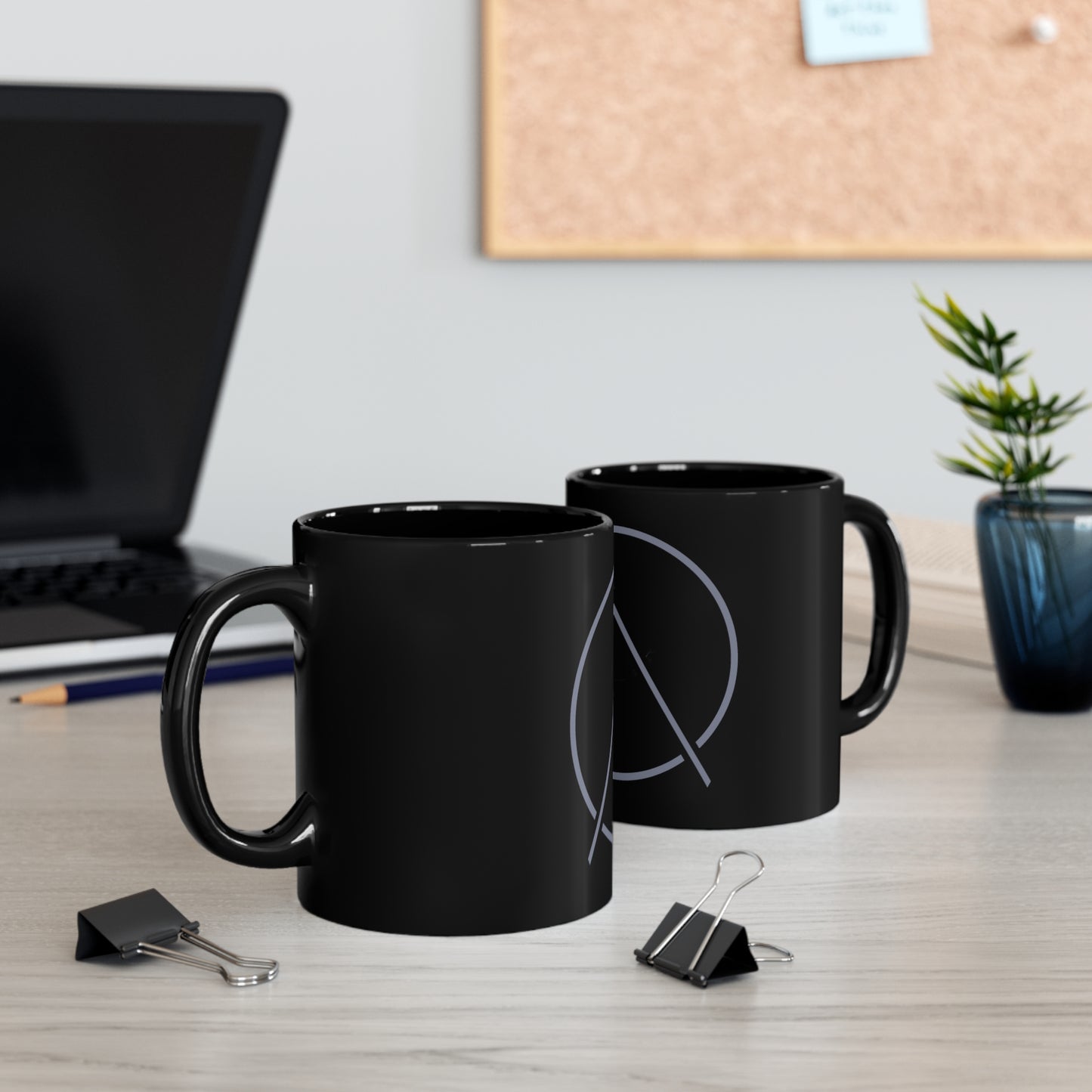 11oz Black Mug